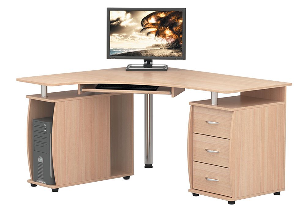  Купити Комп'ютерні столи Кутовий комп'ютерний стіл СКУ-02 Мілано