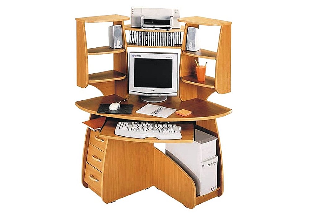  Купити Комп'ютерні столи Кутовий комп'ютерний стіл "Камілла" Ніка-Меблі