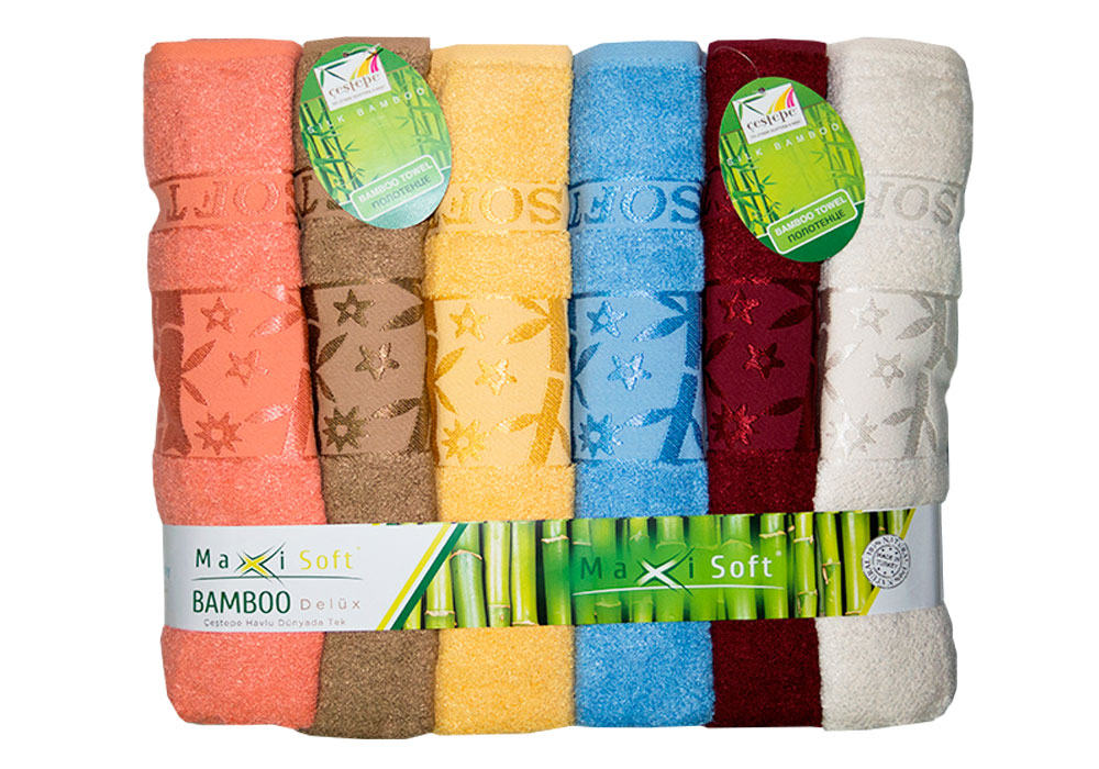 Набор махровых полотенец "Bamboo soft" Cestepe