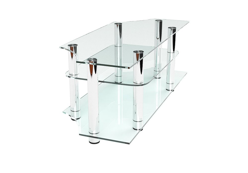  Купити Тумби під телевізор  Тумба ТВ скляна "Альтра 140" Діана 