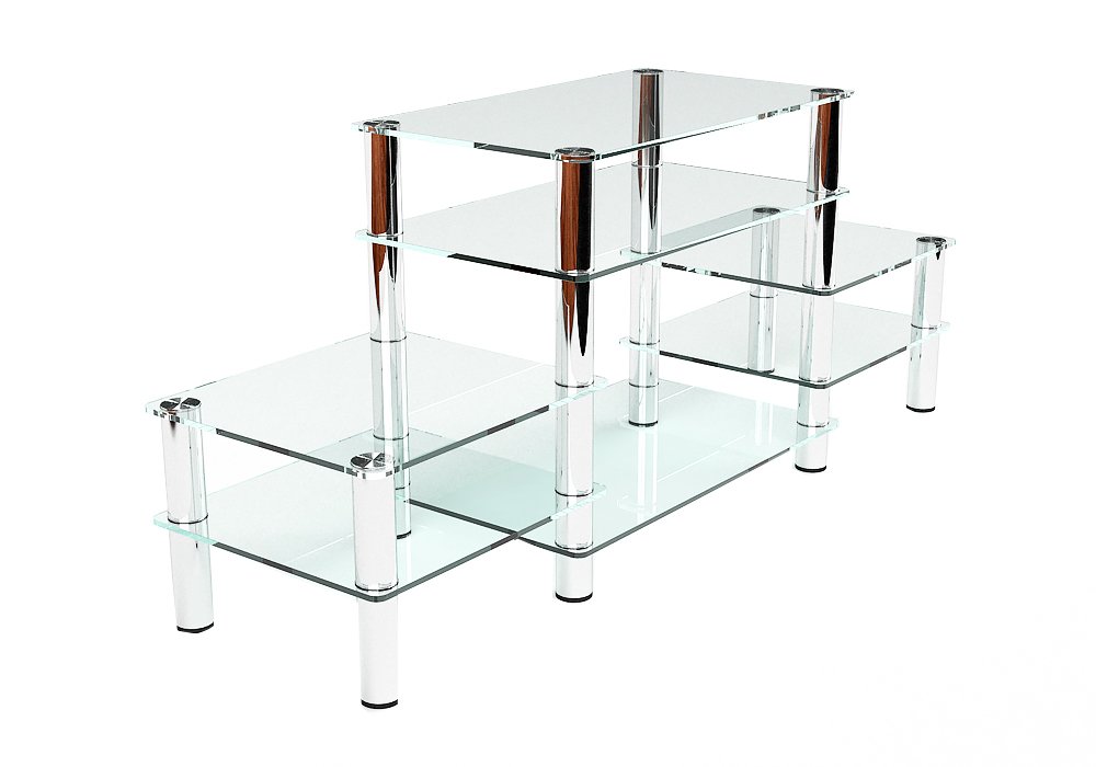  Недорого Тумби під телевізор  Тумба ТВ скляна "Пандора 170" Діана 