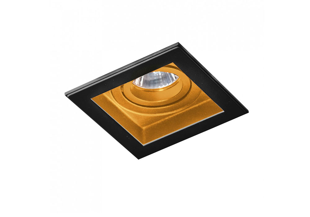 Светильник Minorka (black/gold) AZ2802 AZzardo, Форма Квадратный, Цвет Черный