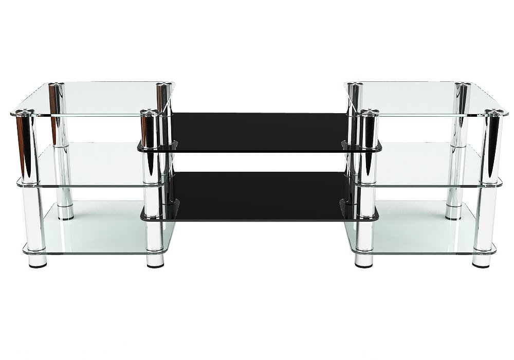  Недорого Тумби під телевізор  Тумба ТВ скляна "Інгрід 130" Діана 