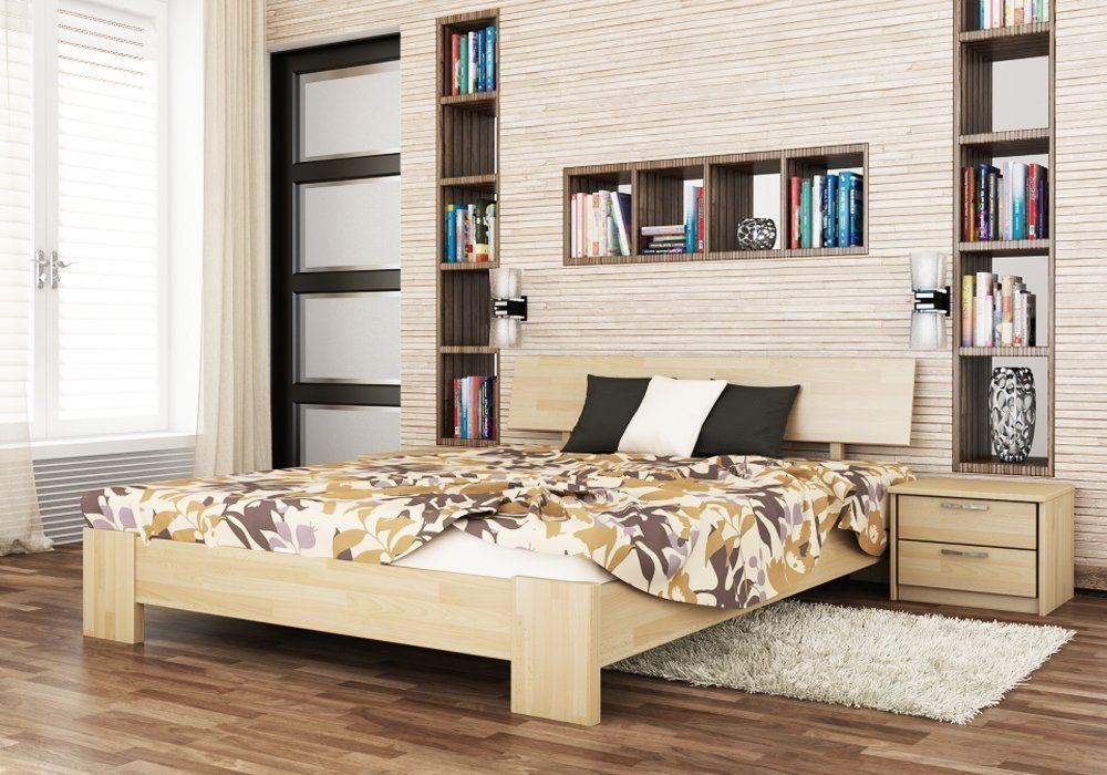  Купити Дерев'яні ліжка Ліжко "Титан 120x190" Естелла