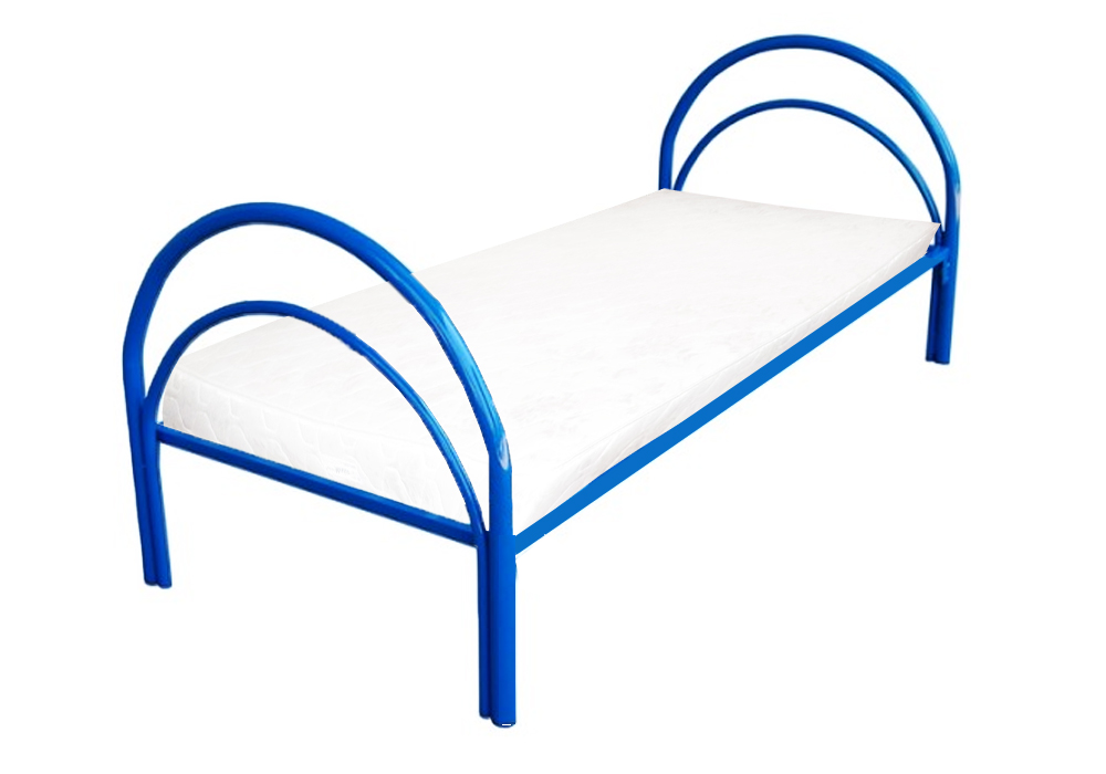 Металева односпальне ліжко "Стандарт" 80x190 Азимут
