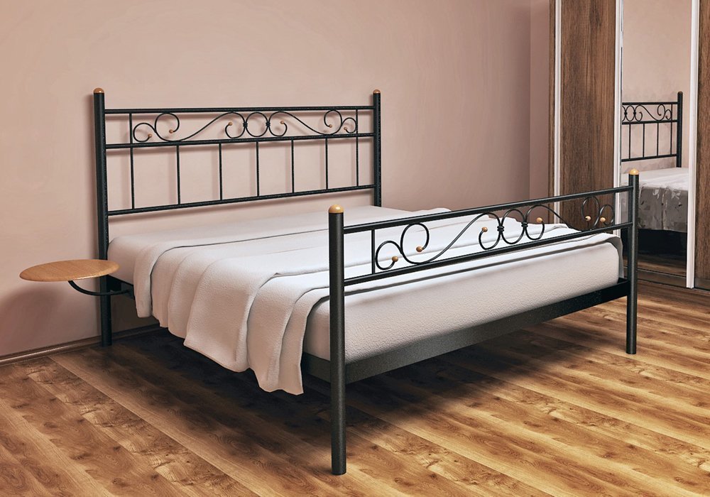  Купити Ліжка Металева ліжко "Есмеральда-2 120х190" МЕТАКАМ