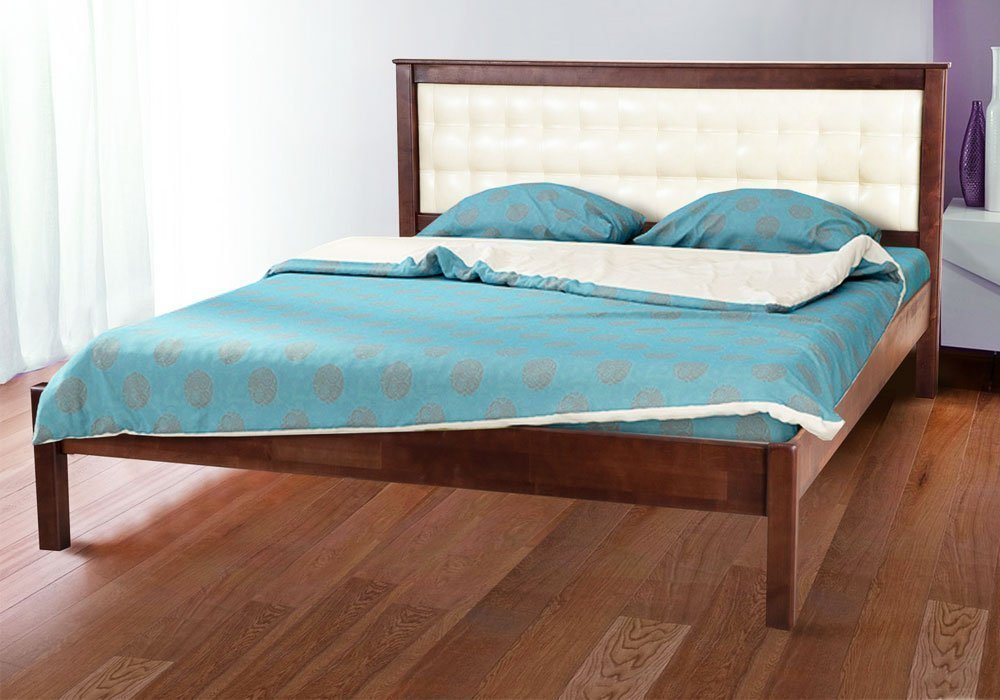  Купити Дерев'яні ліжка Ліжко "Карина М'яка" 140х200 Ambassador