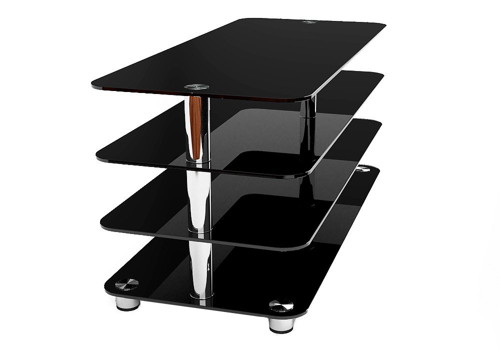  Недорого Тумби під телевізор  Тумба ТВ скляна "Паралель 120" Діана 