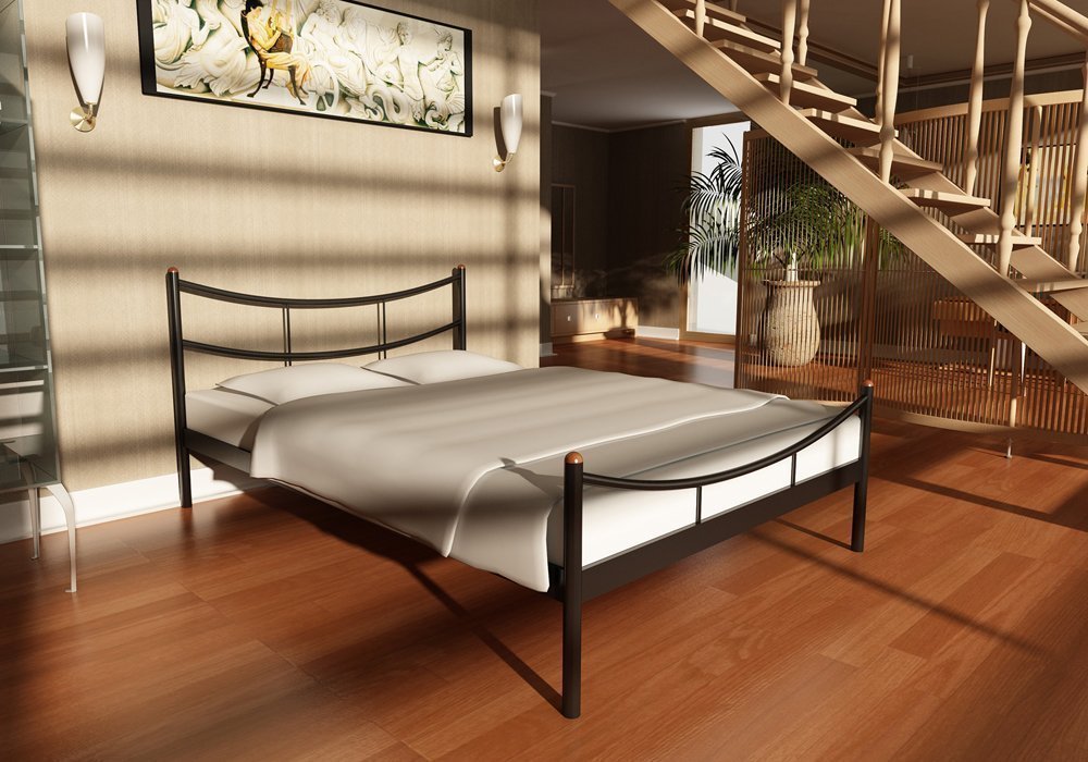  Купити Ліжка Металева ліжко "Сакура-2 120х190" МЕТАКАМ