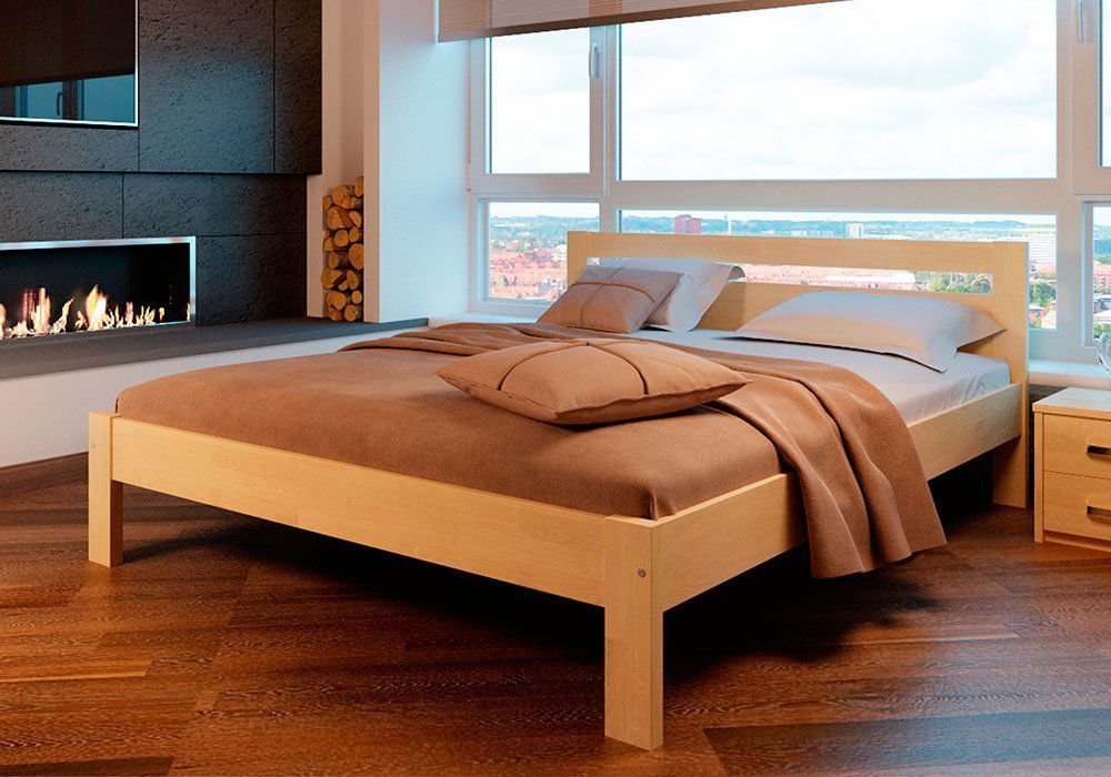  Купити Дерев'яні ліжка Ліжко "Соната" 80х190 Міо Меблі
