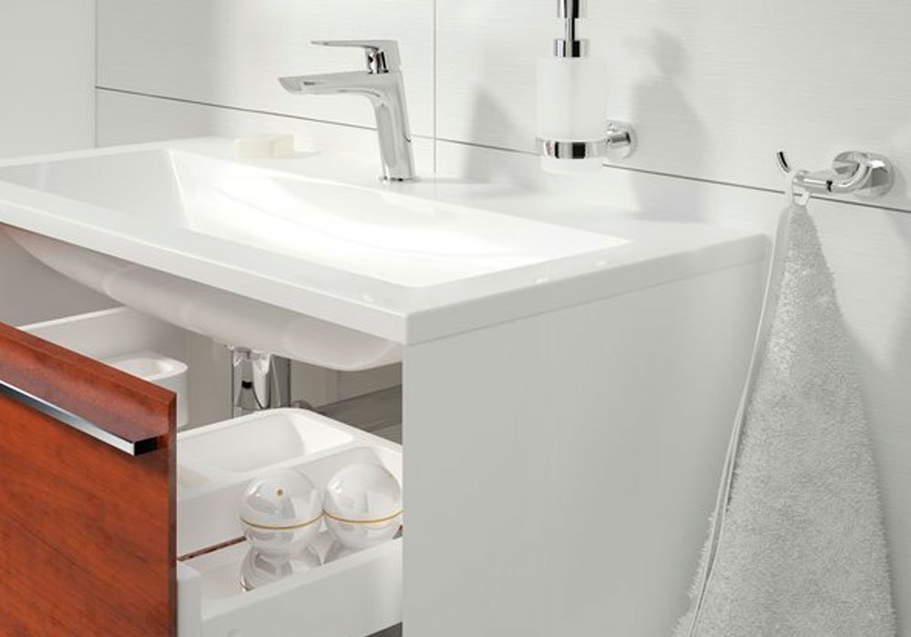  Недорого Меблі для ванної кімнати Тумба під умивальник "SD-800 Clear" Ravak