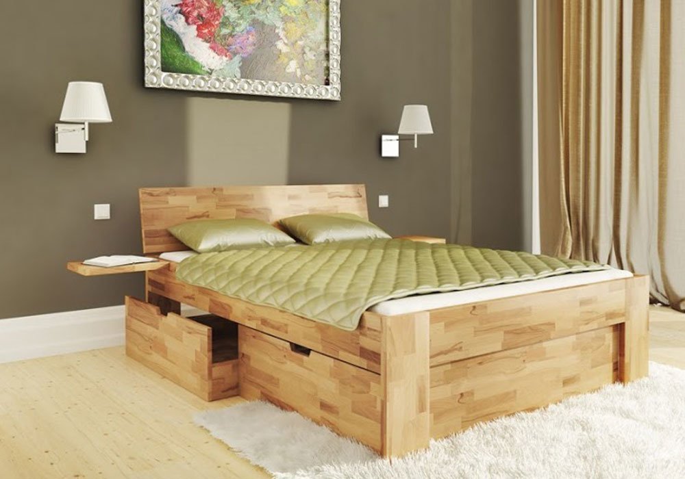  Купити Дерев'яні ліжка Ліжко "b111" Mobler