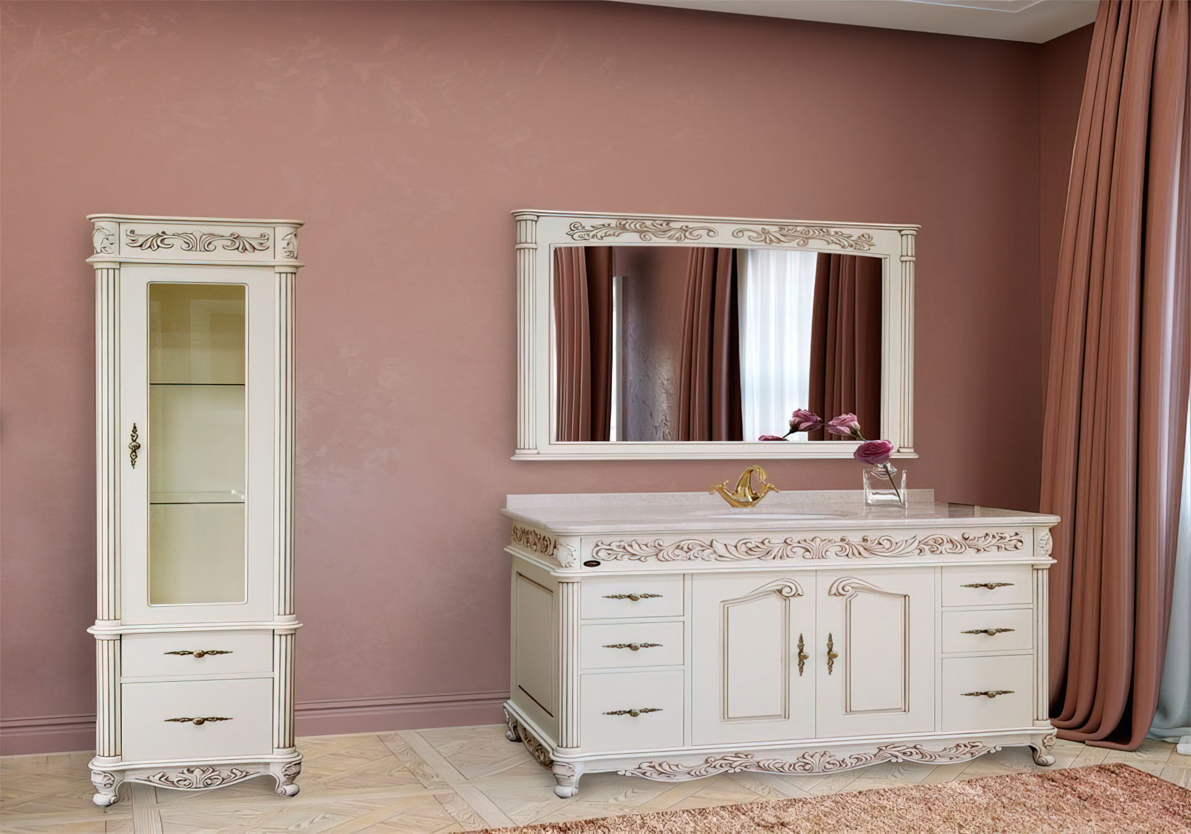  Купить Мебель для ванной комнаты Зеркало для ванной "Olympia" Marsan