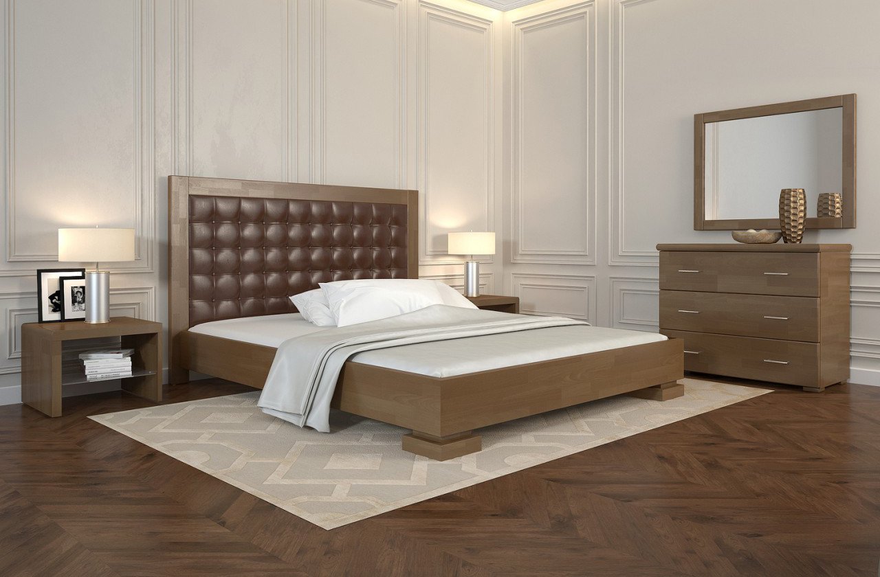  Купити Дерев'яні ліжка Ліжко "Подіум 160х200" сосна Арбор Древ