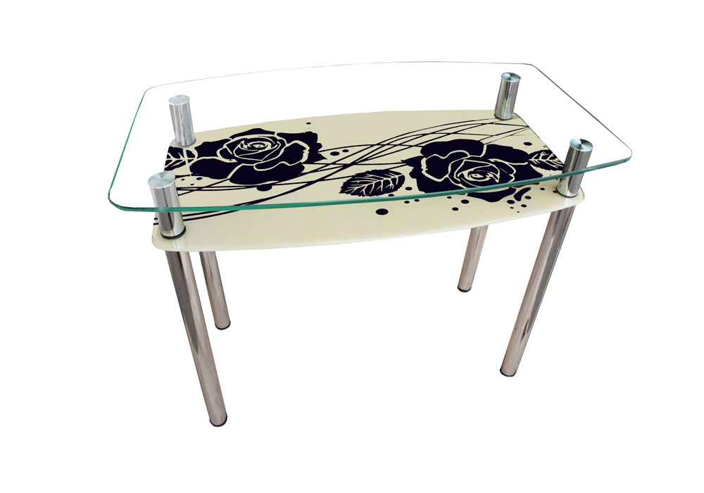  Купить Кухонные столы Стол стеклянный "Камелия 90" Мадженто