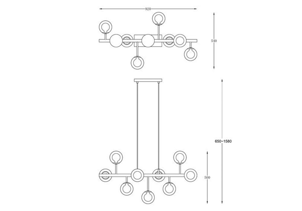 Недорого Люстри Люстра "RIANO P0454-09B-SDGF" Zuma Line
