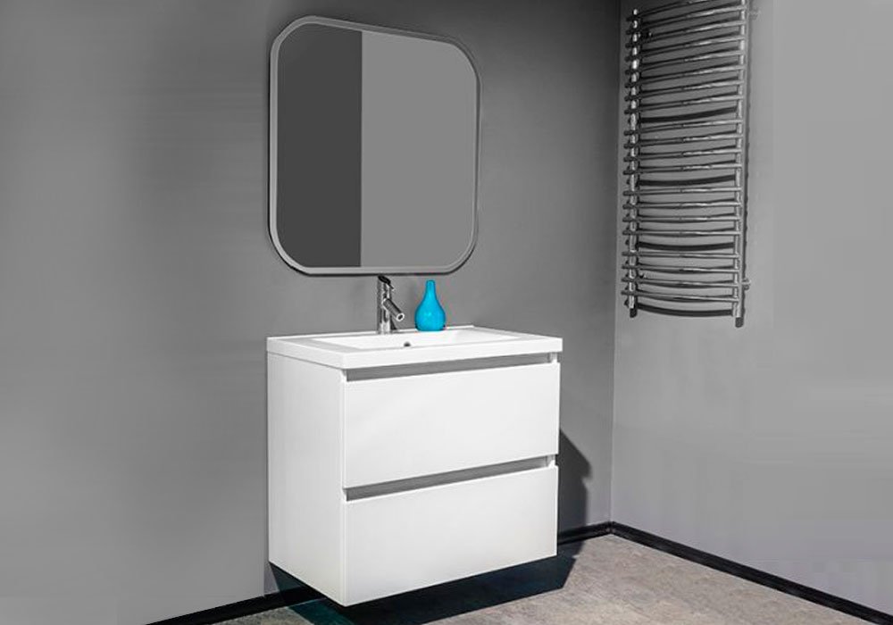  Недорого Мебель для ванной комнаты Тумба с умывальником "Rodos" Fancy Marble