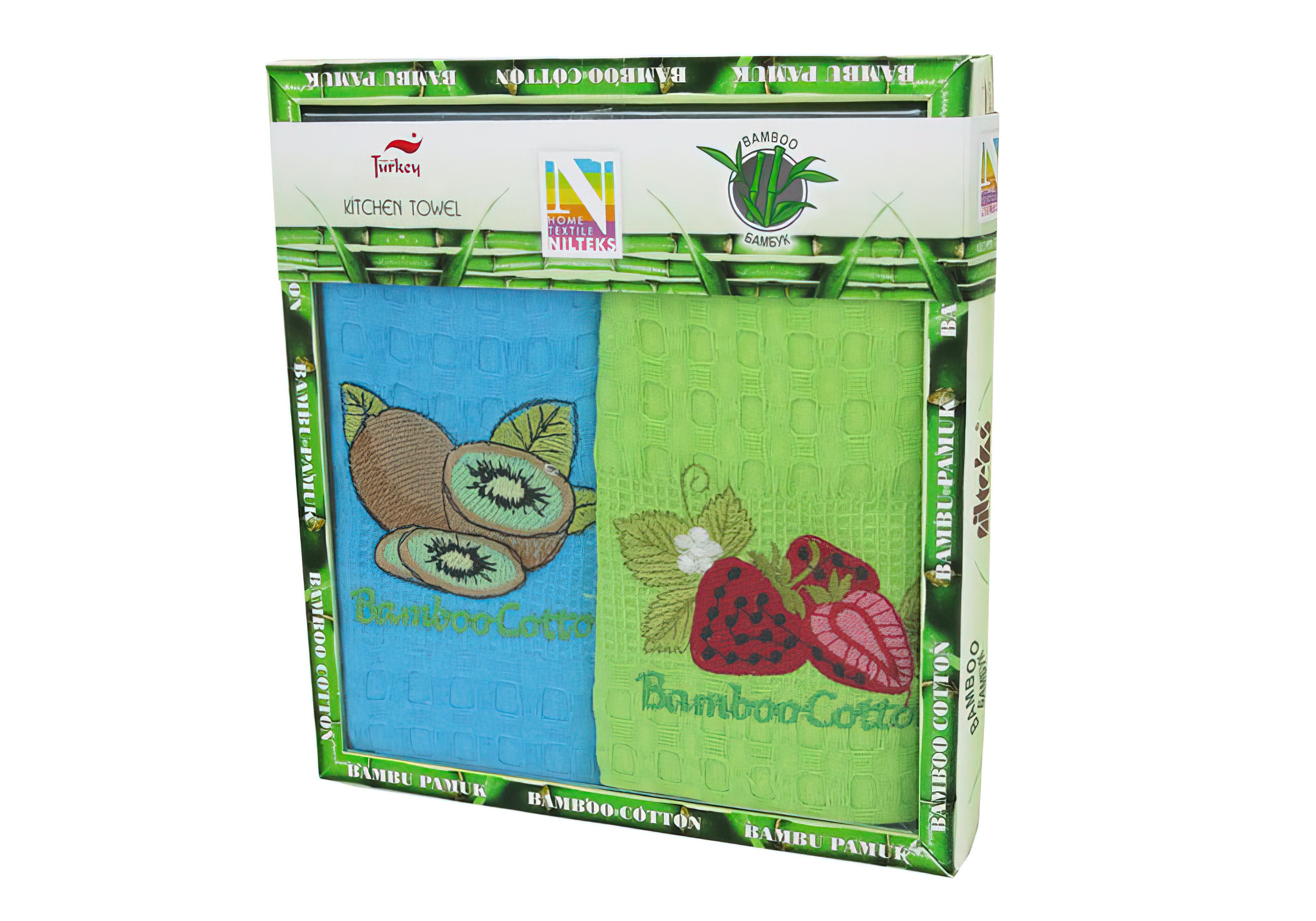 Набор кухонных полотенец "Bamboo-cotton 2 02" Nilteks