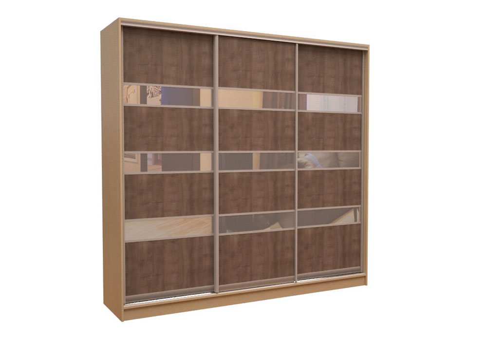  Купити Шафи купе Шафа-купе з трьома дверима "Ніка 4" 180х240х45 Ніка-Меблі