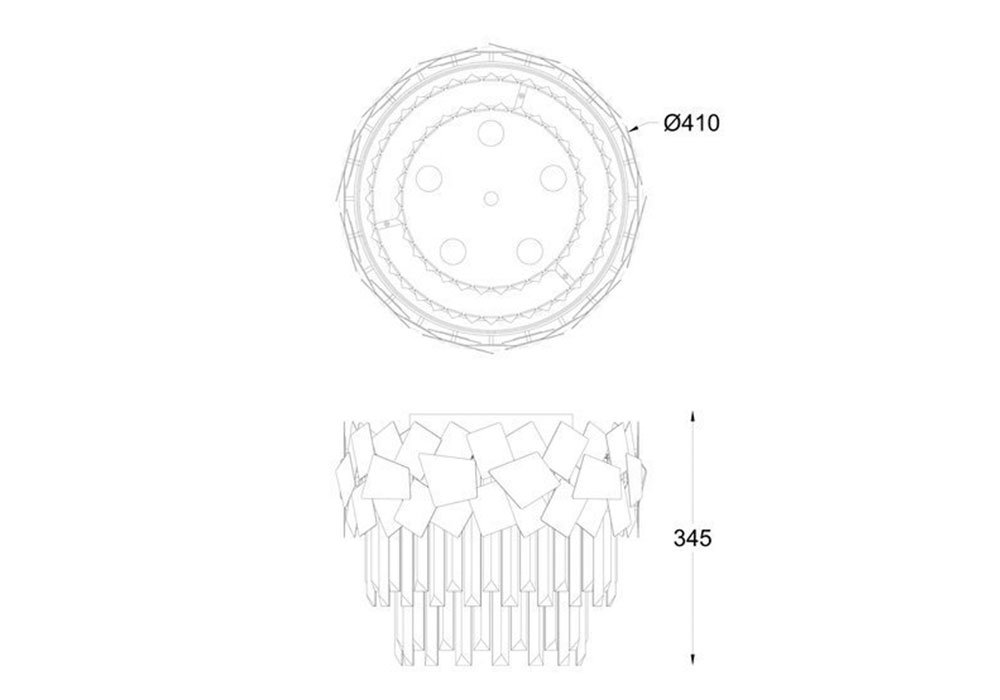 Купити Люстри Люстра "QUASAR C0506-05A-B5E3" Zuma Line