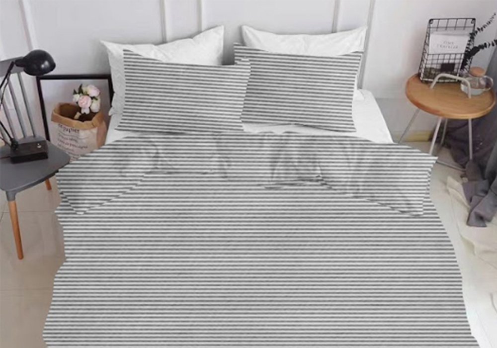  Купити Постільна білизна  Комплект постільної білизни полуторний "Line Grey" Cosas 