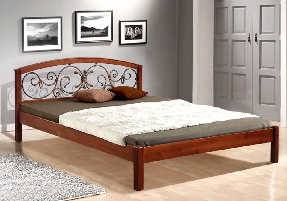  Купити Дерев'яні ліжка Ліжко "Джульєтта" 140х200 Ambassador
