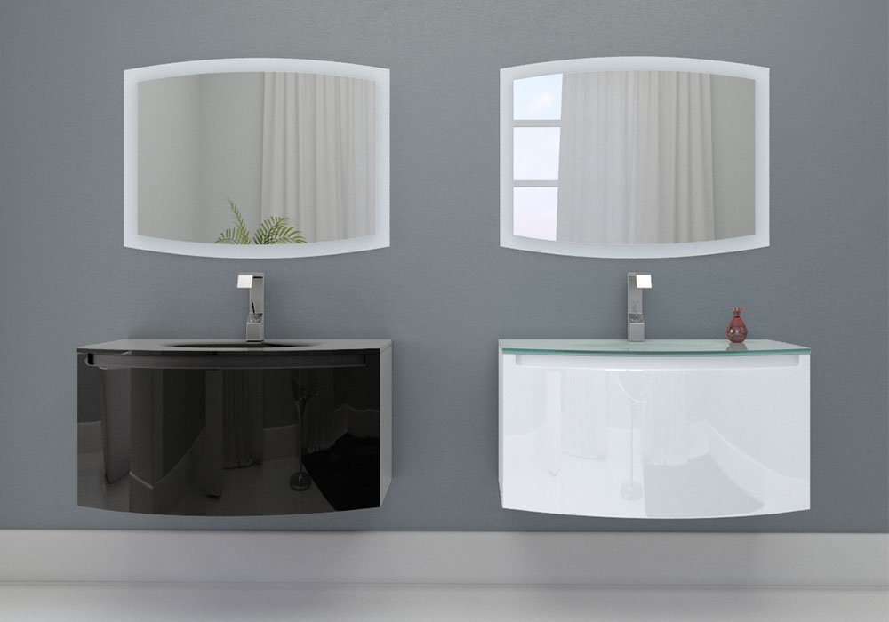  Недорого Дзеркала в ванну кімнату Дзеркало для ванної "Madeleine LED 90x67" Marsan