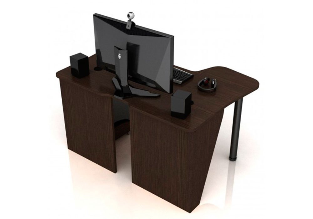  Купити Комп'ютерні столи Комп'ютерний стіл "Igrok-3" одноколірний Zeus