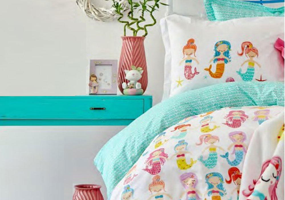 Комплект дитячої постільної білизни Sirena 2018-1 Karaca Home , Дизайн Русалочка