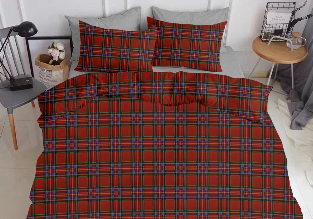  Купити Постільна білизна  Комплект постільної білизни полуторний "Scottish Red Grey" Cosas 
