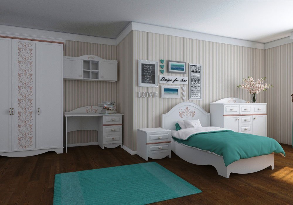  Купити Дитячі ліжка Дитяче ліжко "Ніколь Н02-1" Вісент