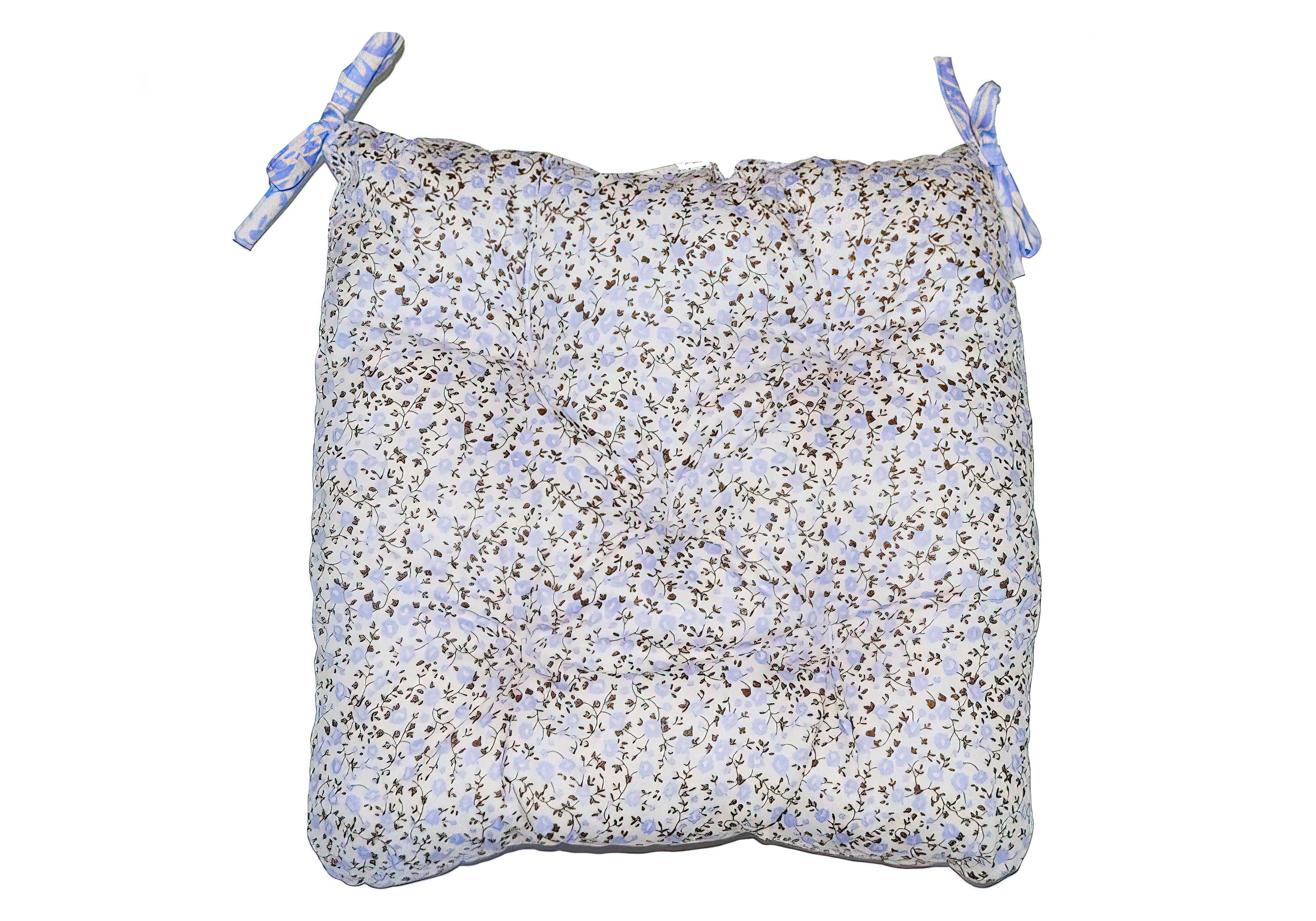 Декоративная подушка на стул "Цветы" Прованс
