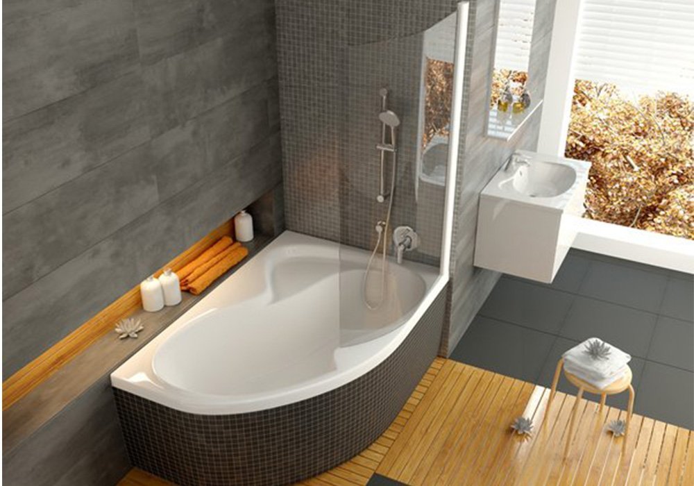  Купити Штори для ванної Штора для ванної "CVSK1-160 / 170 7QLS0100Y1" Ravak 