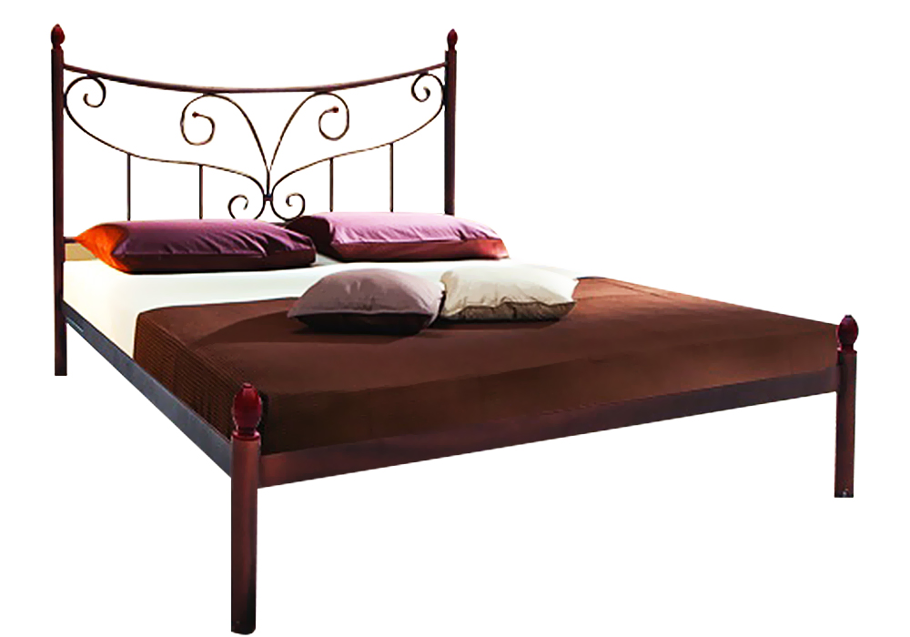 Металева двоспальне ліжко Луїза 140х190 Метал-Дизайн, Ширина 150см