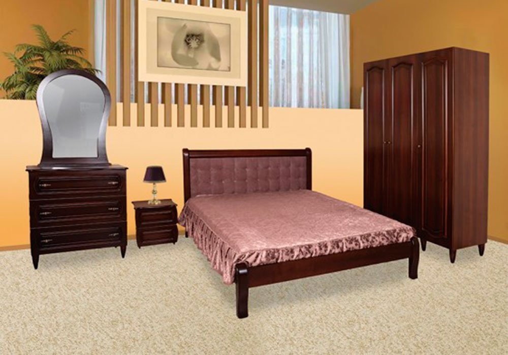  Купить Кровати Двуспальная кровать "Севилья" Модуль Люкс