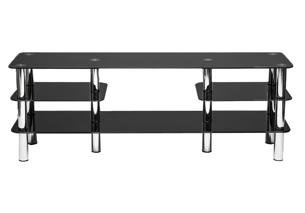  Недорого Тумби під телевізор  Тумба ТВ скляна "Глобал 160" Діана 