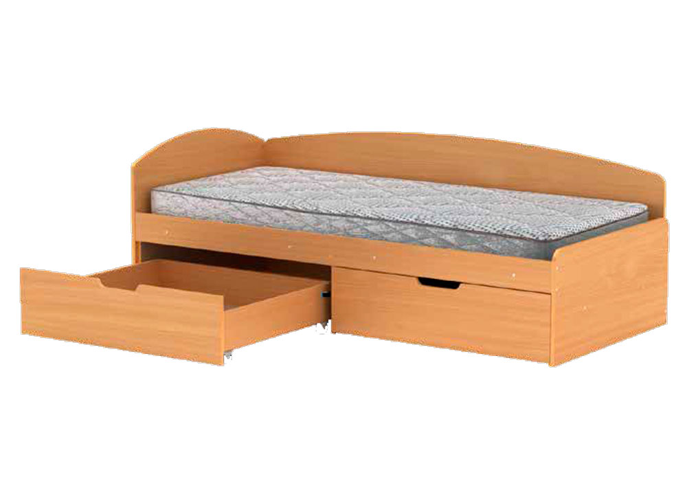 Купити Ліжка Односпальне ліжко 90 + 2С Компаніт