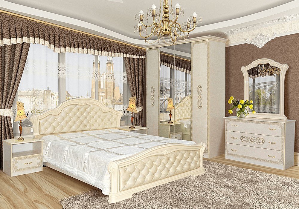  Купить Двуспальные кровати Кровать Венеция новая "Світ Меблів"