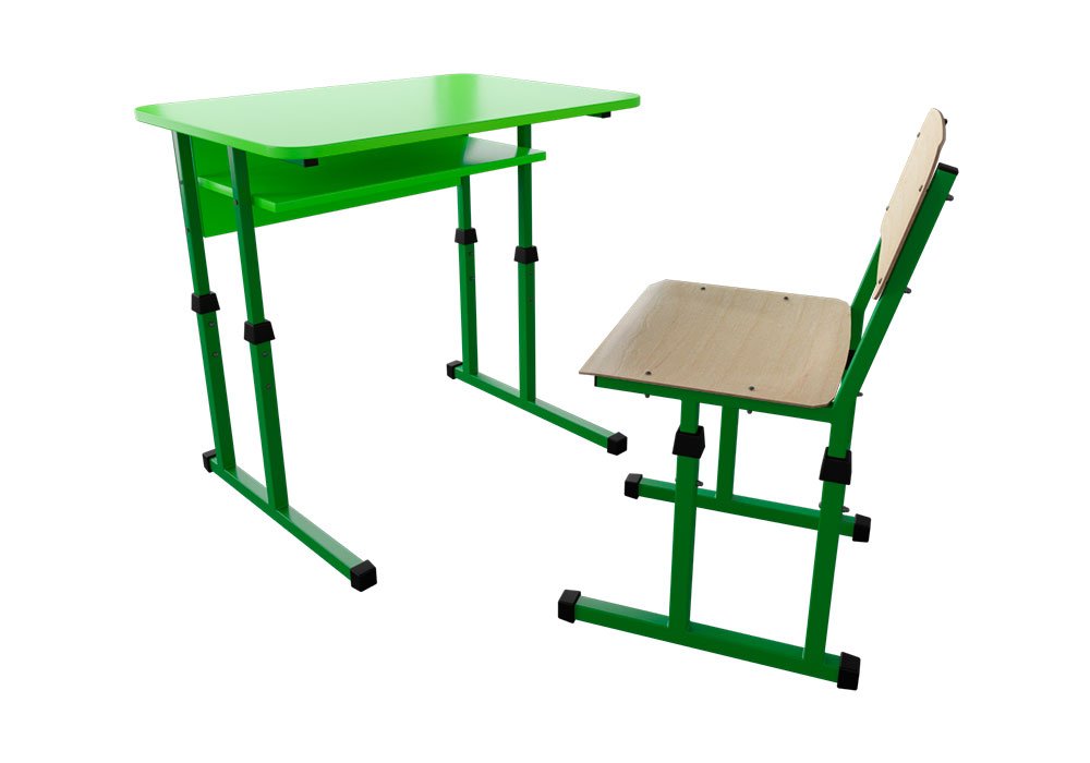  Недорого Детские столики и столы Комплект для школьника "Классический" Металл-Дизайн