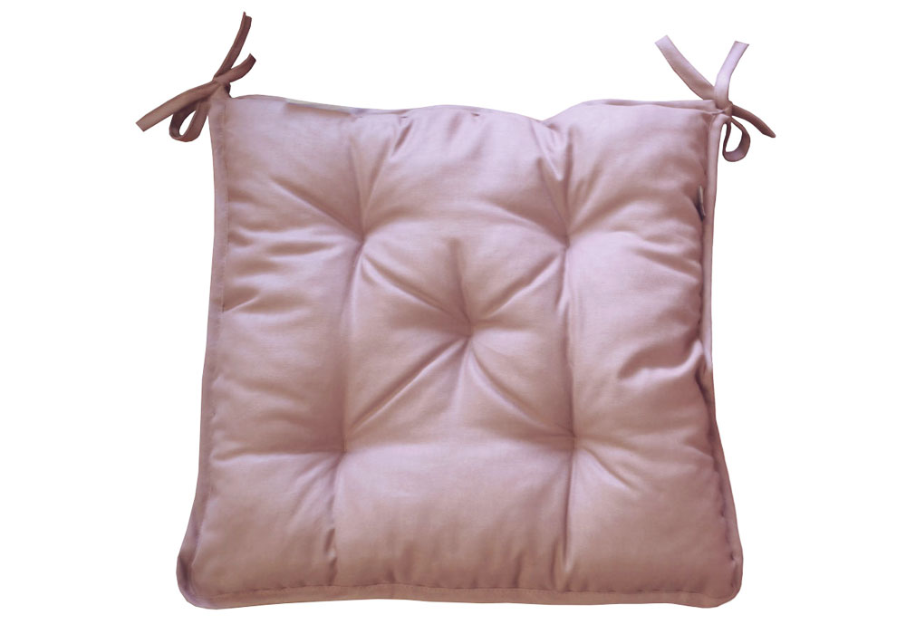 Декоративна подушка на стілець "Какао" Прованс