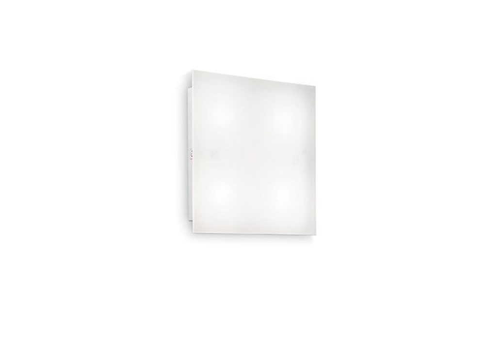 Светильник FLAT PL4 D30 134895 Ideal Lux, Форма Квадратный, Цвет Белый