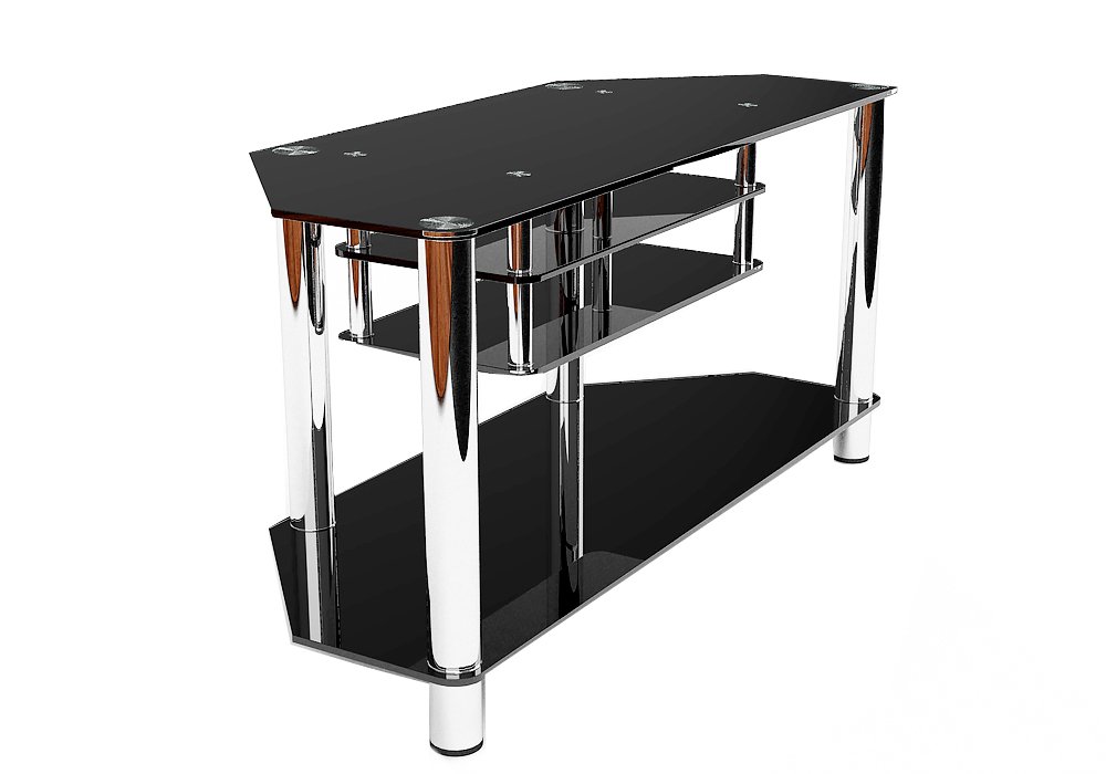  Недорого Тумбы под телевизор Тумба ТВ стеклянная "Гора 100" Диана