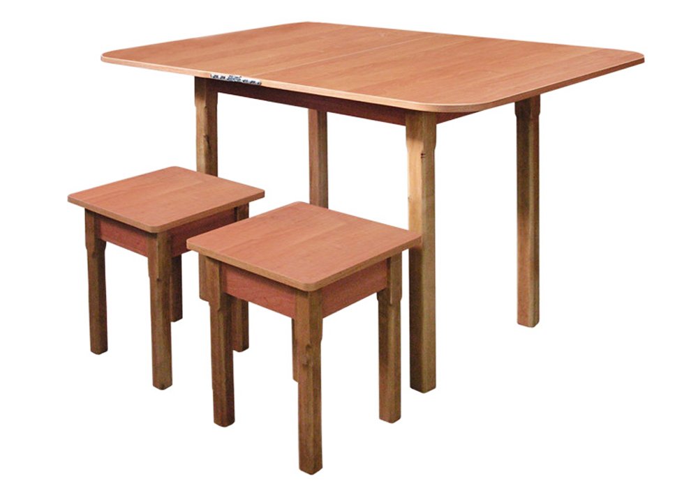  Купити Меблі для кухні Табурет кухонний з дерев'яними ніжками МАКСІ-Меблі