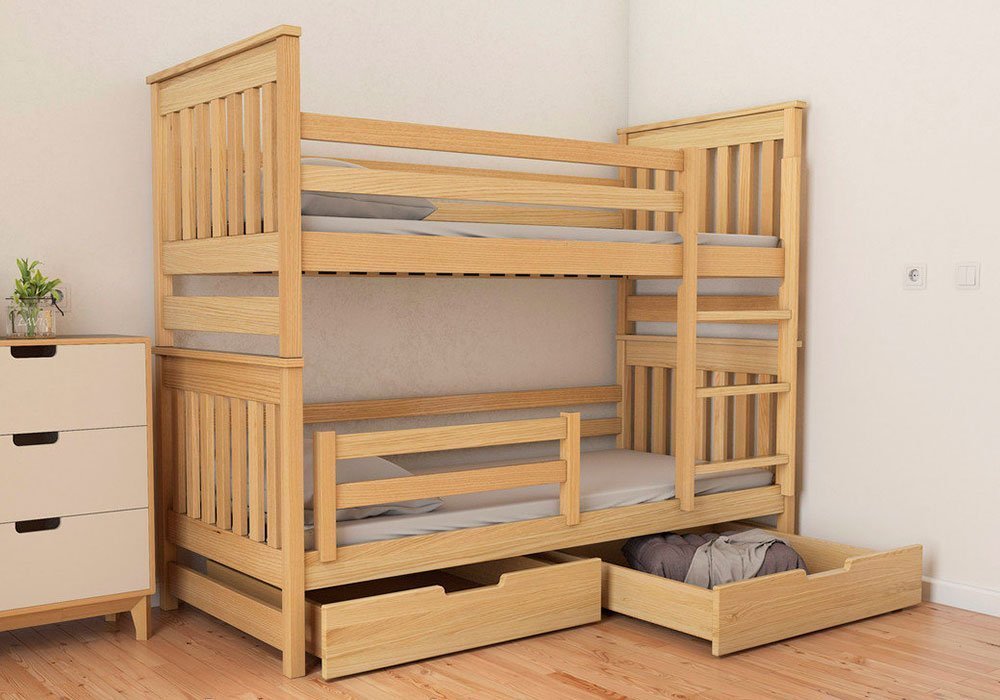  Купити Дитячі ліжка Двох'ярусне ліжко "Адель Duo" 70х140 Шарк