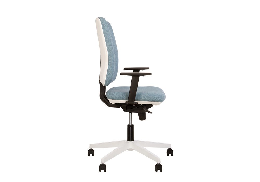  Недорого Офисные кресла Кресло "Смарт R White-black ES" Новый стиль