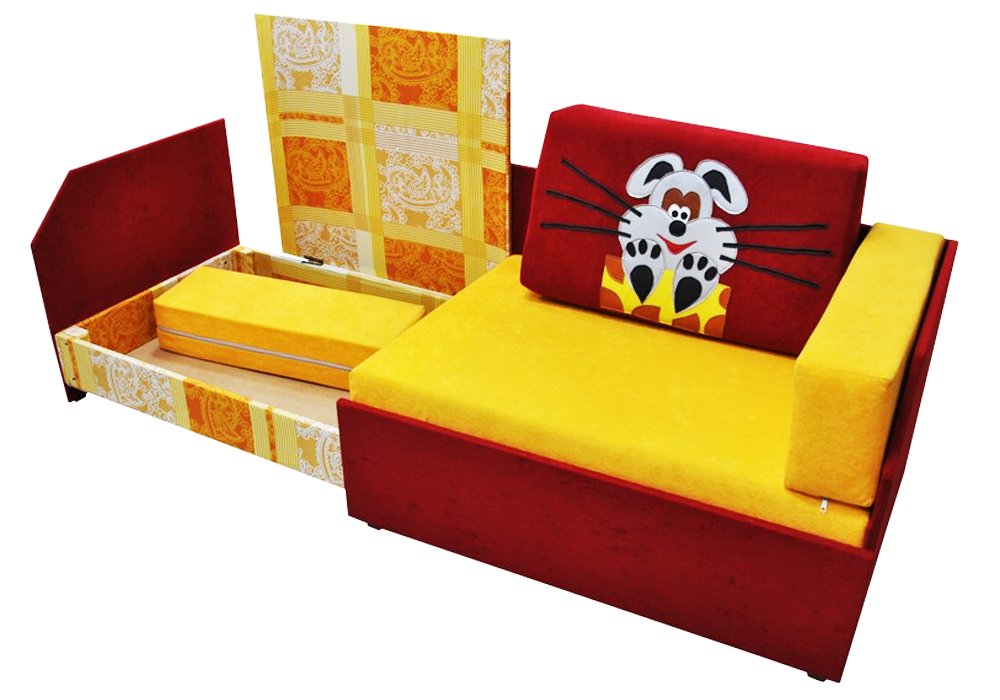  Купить Детские диваны Детский диван "Кубик боковой Мышка" Ribeka