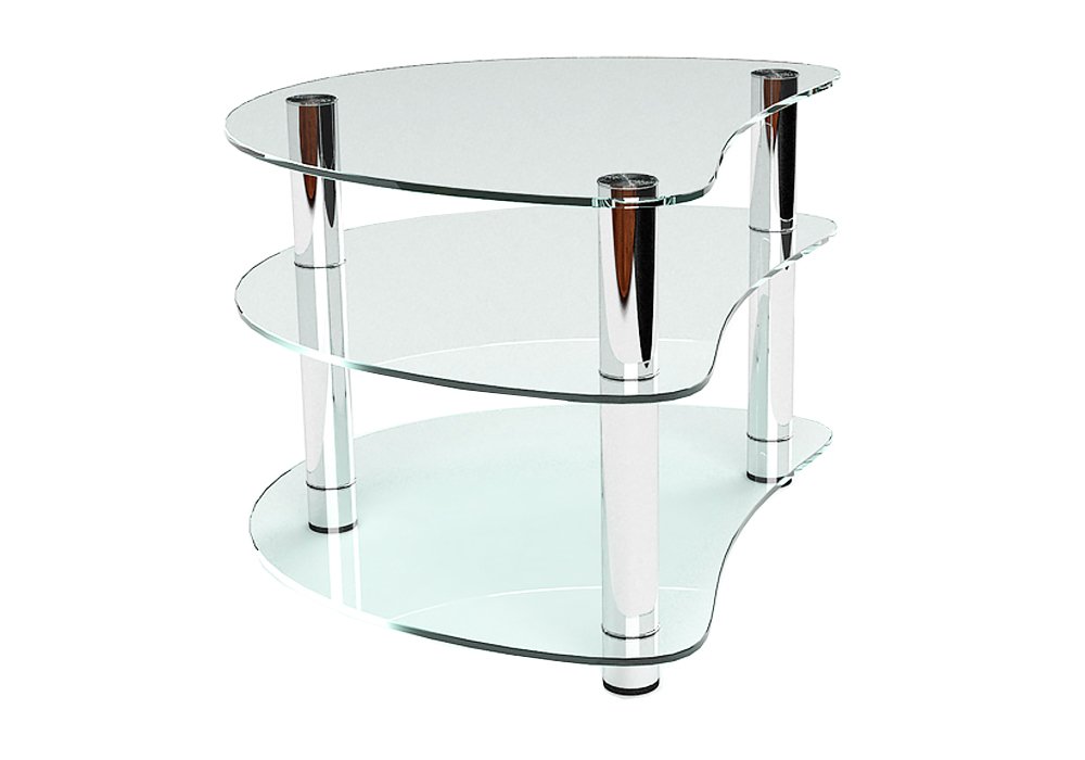 Купити Тумби під телевізор Тумба ТВ скляна "Озера 100" Діана