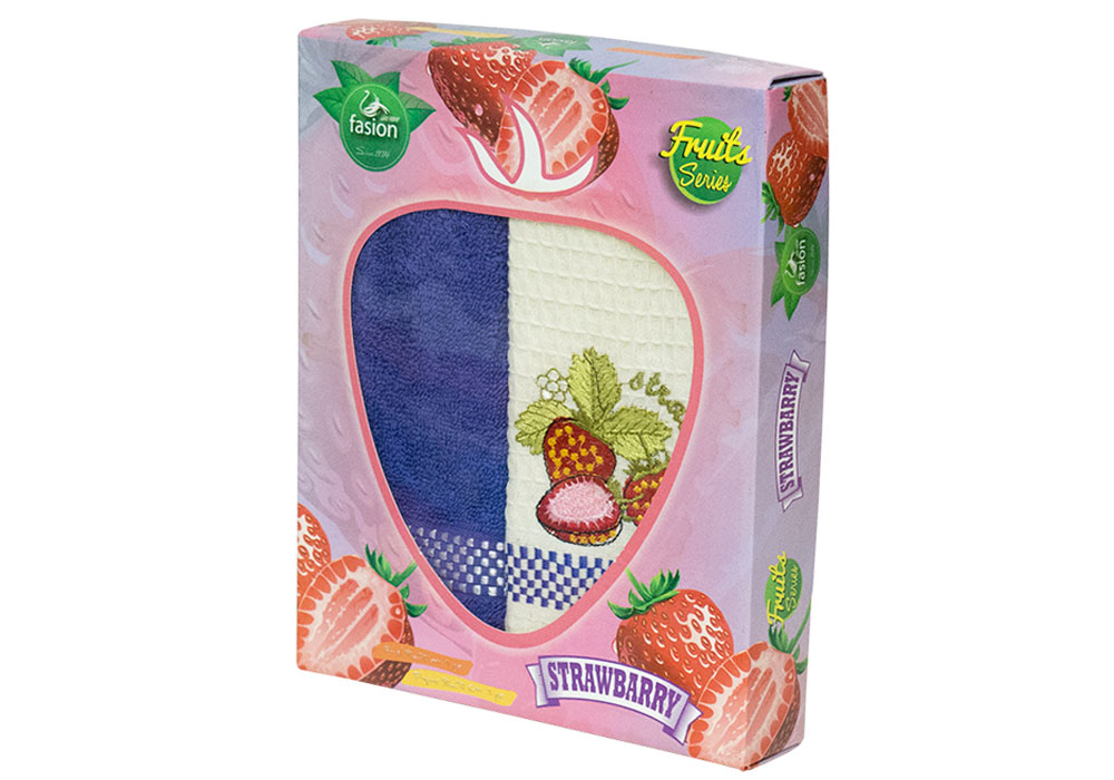 Набір кухонних рушників "Fashion fruits strawberry" Nilteks
