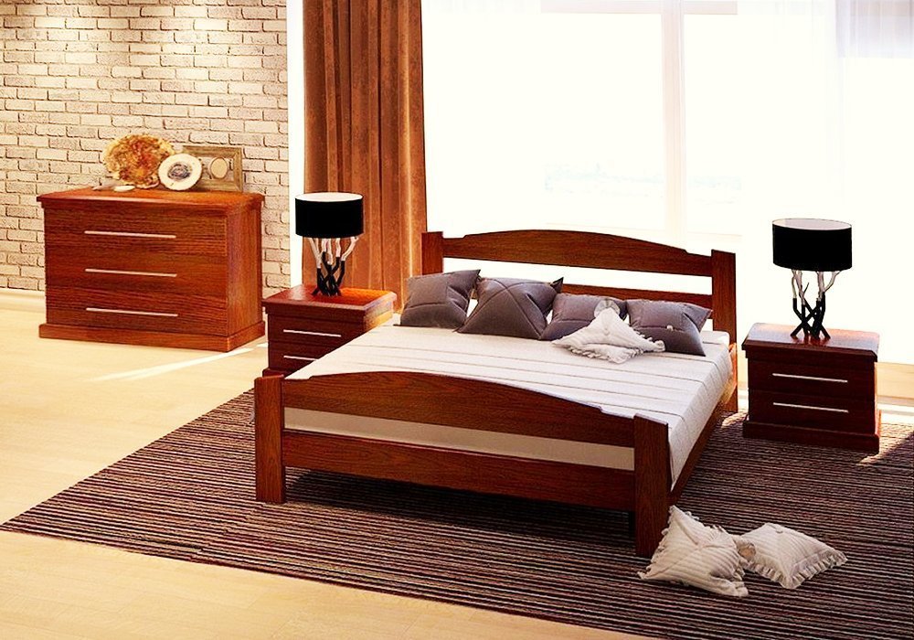  Купити Дерев'яні ліжка Ліжко "Едель" 90x190 АРТ Меблі
