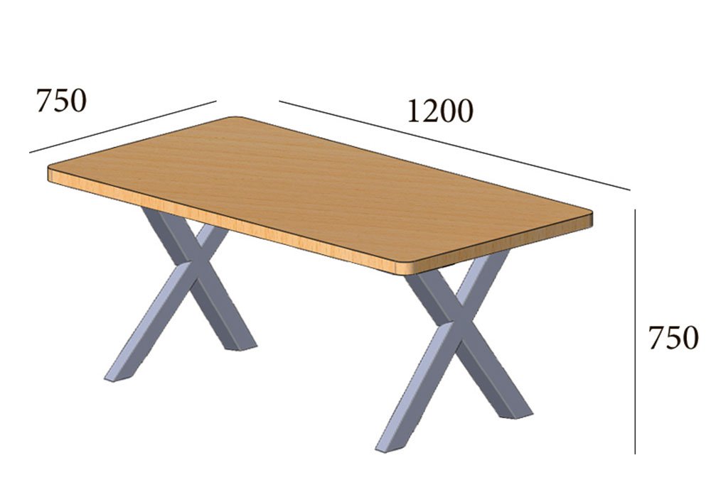  Купити Письмові столи Стіл письмовий "Тайм" 75х120 Метал-Дизайн